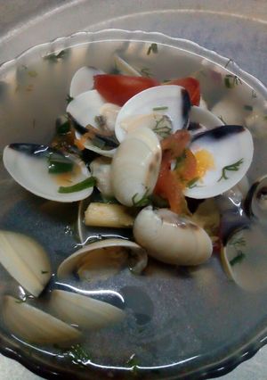 Hình của món Canh ngao nấu chua.