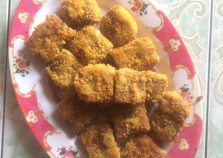 Pisang kukus nugget