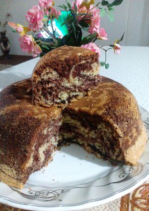 عکسی از دستور کیک زبرا