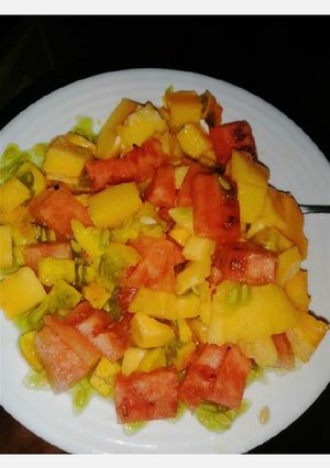 A picture of Fruit salad.