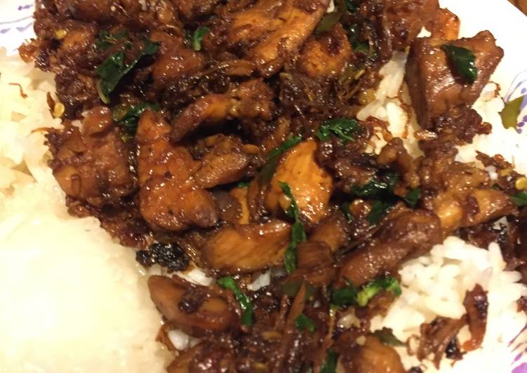 Easiest Way to Prepare Any-night-of-the-week Thai Basil Chicken