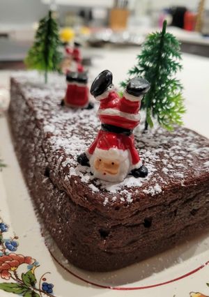 Une photo de Fondant de fêtes chocolat/marron