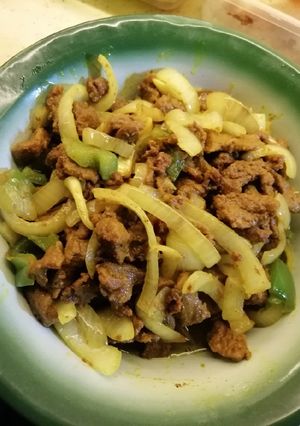 Gambar Daging goreng kunyit