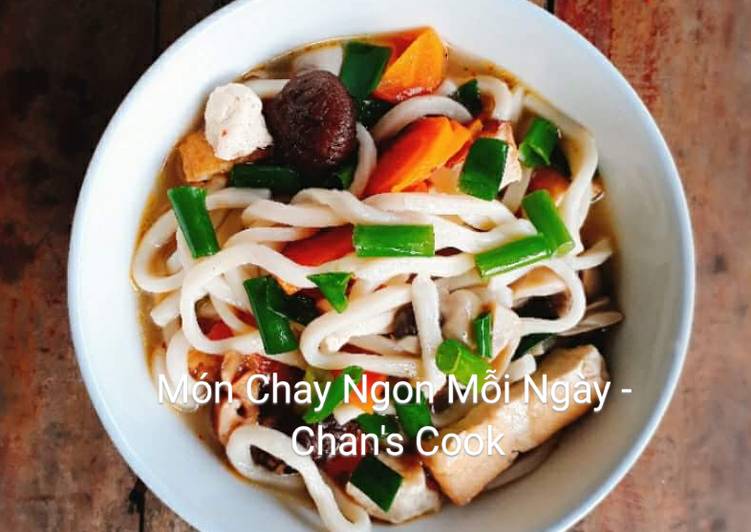 Bánh canh bột mì chay