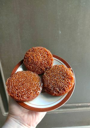 Foto resep Bolu karamel (sarang semut)