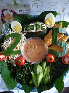 Foto resep Tumpeng Pecel Sayur