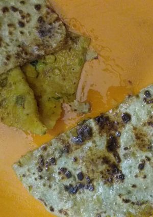 A picture of Butter Stuffed Paratha.
