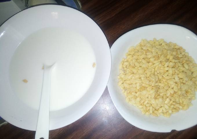 Easiest Way to Make Super Quick Homemade Rice krispies/milk