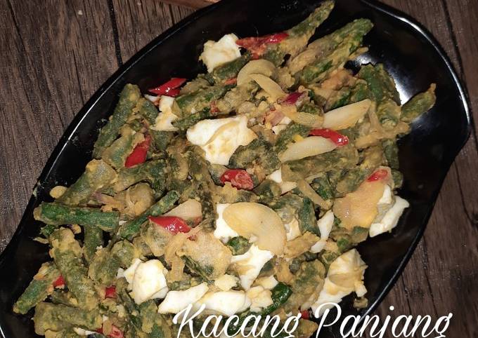 Kacang Panjang Telur Asin