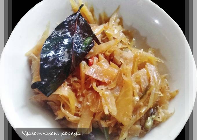 Wajib coba! Cara termudah membuat Ngasem-asem pepaya yang sempurna