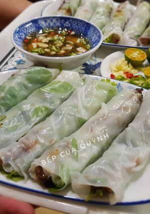 Hình của món Bánh ướt thịt nướng.