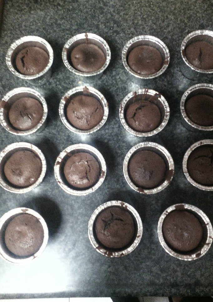 Una foto de Coulant de chocolate