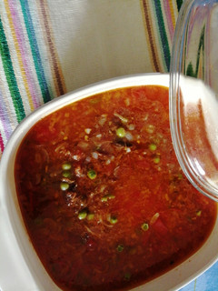 A picture of Caldillo de carne seca.