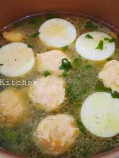Foto resep Sup Bakso Salmon Ayam Tofu MPASI 1Y+