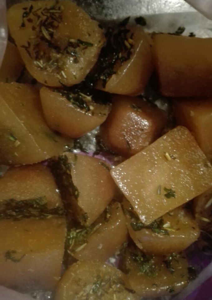 Una foto de Cubos de caldo o buyon de caldo de verduras