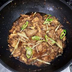 A picture of Peshawari karahi.