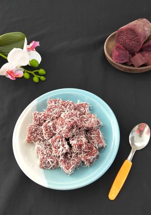 Foto resep Ongol-ongol Ubi Jalar Ungu