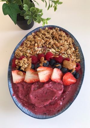 A picture of Berry Smoothie Bowl.