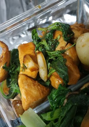 A picture of Three Cup Chicken (Chicken Breast).