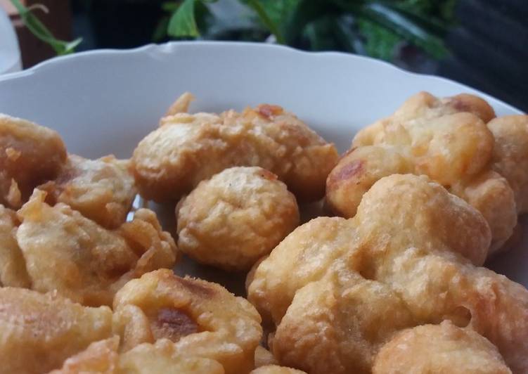 Langkah membuat Cempedak Goreng gurih