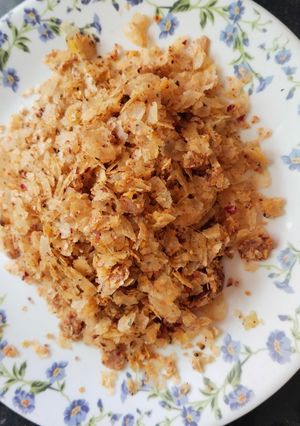 A picture of Masala Avalakki.