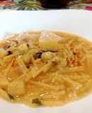 Spaghetti Spezzettati senza Glutine con Patate a Modo Mio