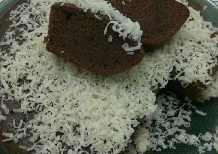 Proses mengolah Brownies Panggang Magicom Anti Gagal
