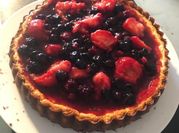 Una foto de cheesecake keto