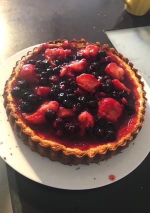 Una foto de Cheesecake keto/sin harina