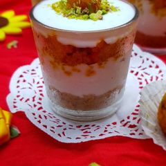 A picture of Boondi Laddu Parfait.