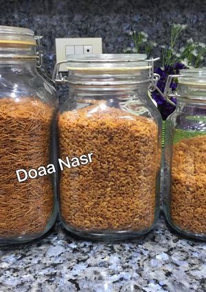 صورة لوصفة تحمير شعيرية ولسان العصفور