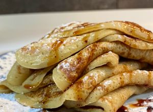 Foto principal de Tortitas americanas con sirope de caramelo 🥞
