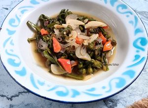 Foto resep Tumis bunga genjer terasi
