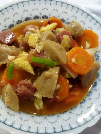 Cara Gampang Menyiapkan Resep Capcay sosis &amp; bakso yang Lezat Anti Ribet, Lezat