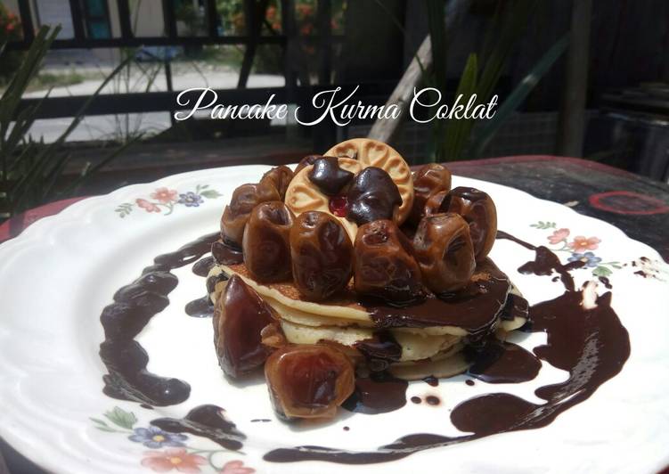 Pancake Kurma Coklat