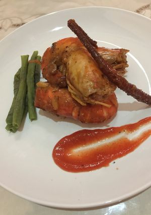 Foto resep Udang Gala saos padang lada hitam