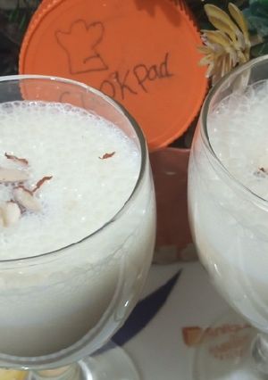 A picture of Banana milk shake.
