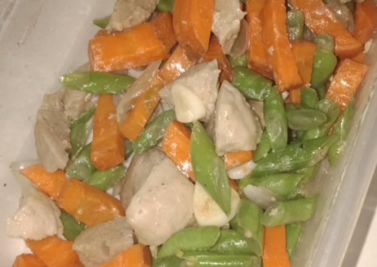Resep Tumis Babuntel (bakso, buncis, wortel) Lezat