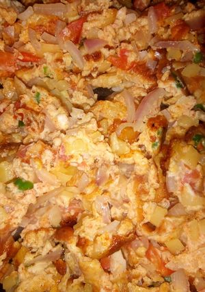 A picture of #omelet egg.