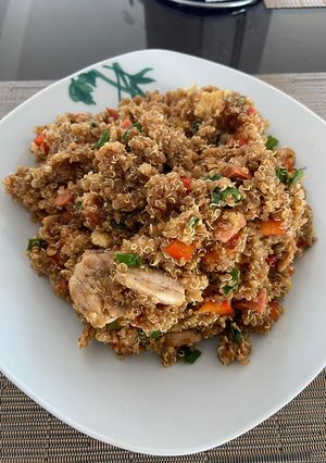 Una foto de Chaufa de quinoa