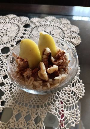 Una foto de Avena manzana canela