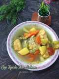 Sop Kepala Ikan Salmon, no oil