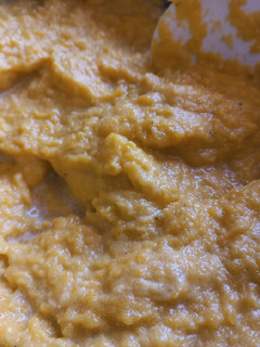 Una foto de Puré de calabaza