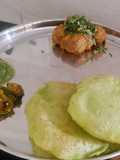 Koraishutir Kochuri (Peas Kachori) with Aloo Dum