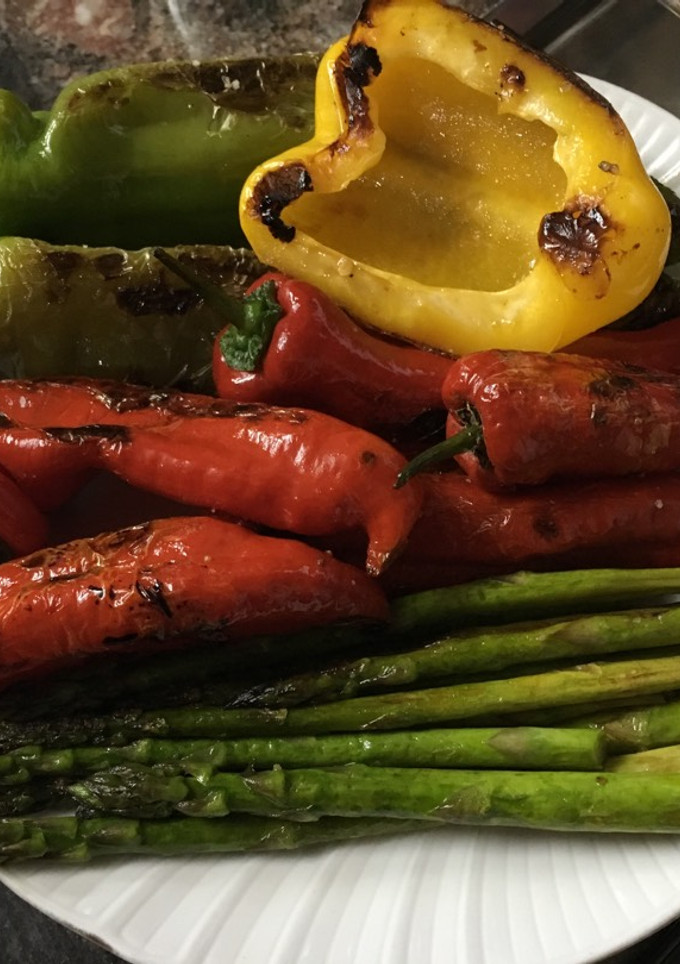 Una foto de Verduras a la plancha