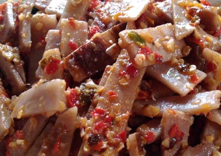 Bagaimana mengolah Kadedemes Pedas Manis, Bisa Manjain Lidah