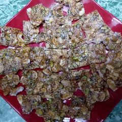 A picture of Dry fruit chikki.