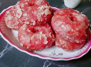 Gambar donat topping karamel
