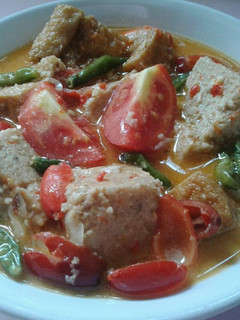 Foto resep Mix Oncom+ Kulit Melinjo + Tahu Kuah Santan Minim Bumbu