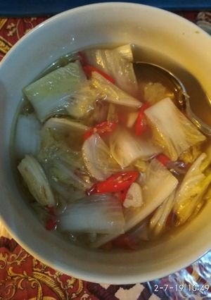 Foto resep Tumis sawi putih